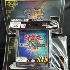 遊戯王　wcs 世界大会　デッキケース ×2 スリーブ 遊戯王 wcs 世界大会 デッキケース ×2 スリーブ - メルカリ
