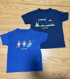 モンベル　ウィックロン　Tシャツ 2枚セット 100cm