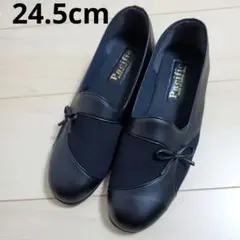 Pacific ブラックパンプス 24.5cm