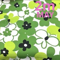 【特価】最終出品★ラスト３枚★オックス★大花と蝶★グリーン★