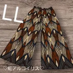 アフリカ布 ワイドパンツ