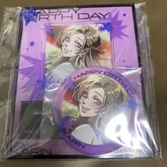 ヒューマンバグ大学　お誕生日セット　カリン アクリルスタンド　缶バッジのサムネイル
