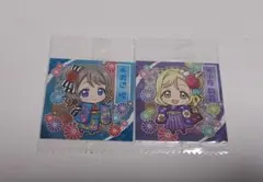 【未開封】ラブライブ Aqours ウエハース シール 小原鞠莉 渡辺曜 セット