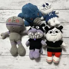だだんだん　ばいきんまん他　ぬいぐるみ 5体セット