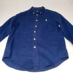 Ralph Lauren ラルフローレン ネイビー 長袖シャツ ボタンシャツ