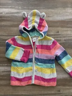 美品✨baby GAP カラフル　カーディガン 12-18ヶ月