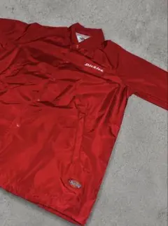 Dickies ナイロンジャケット Lサイズ レッド