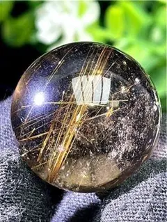 1410g AAA級魔除け天然モリオン(黒水晶）丸玉B91C1/165C02C - メルカリ