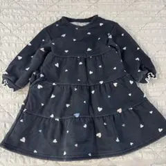 裏起毛 ワンピース