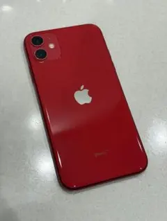 iPhone 11 (PRODUCT)RED 64GB SIMフリー画面割れあり