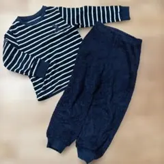 UNIQLO ミッキーマウス フリースパジャマセット (120㎝)