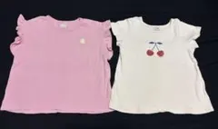 petit main 半袖Tシャツ2枚セット 120