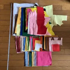 フェルトはぎれ大量まとめ売り 手芸・工作用