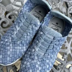 gomugomuデニムブルー スリッポン　M