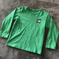 THE NORTH FACE グリーン長袖カットソー 110