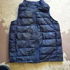 キッズ ダウンベスト ネイビー 120