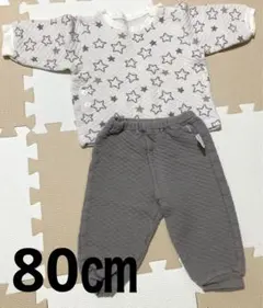 ユニクロ　キルトパジャマ 80cm 星柄