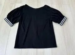 ボーダーズアットバルコニー　タックスリーブティー　トップス　Tシャツ　黒　36のサムネイル