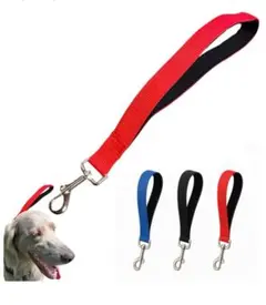 WonderPawz ショートリード 35cm 犬用 　カラー　ブラック