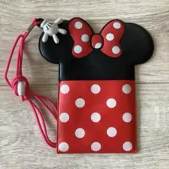 ミニーちゃんパスケース 定期入れ　チケットケース ディズニーランド ディズニー