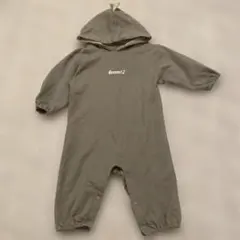 devirock 恐竜ロンパース 70-80cm ダイナソー　カーキ　着ぐるみ