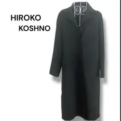 HIROKO KOSHINO ヒロココシノ ウールテーラードコート 一枚仕立て