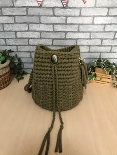 ズパゲッティ♡巾着ショルダーバッグ