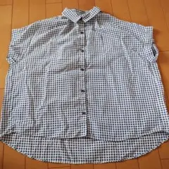 アーバンリサーチ　チェック　半袖シャツ