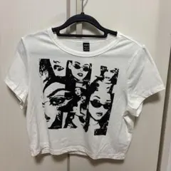 SHEIN グラフィックプリント 半袖Tシャツ ホワイト XL