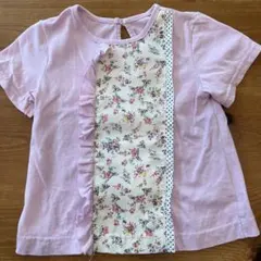 hakka baby ピンク フリル Tシャツ L