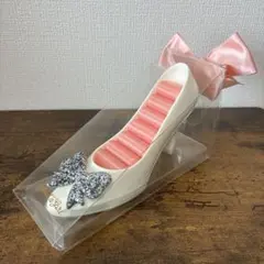 ハイヒール型 アクセサリーケース 指輪ケース　リボン