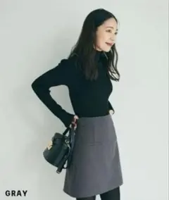 basement online ミニスカート　ショートパンツsグレー美品