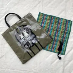 マタノアツコ　バッグ&ハンカチセット