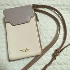 サマンサタバサプチチョイス　ウェーブフラップ　スマホショルダー（ラベンダー）