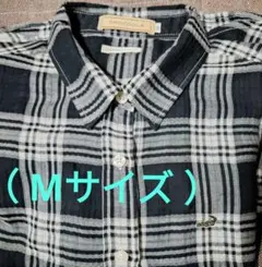 CROCODILE チェック柄 長袖シャツ (Mサイズ)
