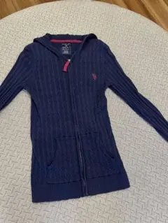 U.S. POLO ASSN ケーブルニット　パーカー