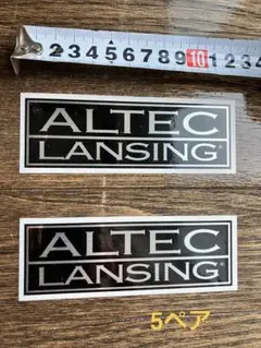 激レア ALTEC LANSING ステッカー 4枚セット 当時物 - メルカリ