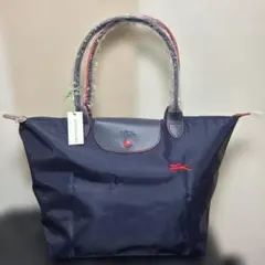 LONGCHAMP ルプリアージュ Lトートバッグ ネイビー 70周年記念モデル