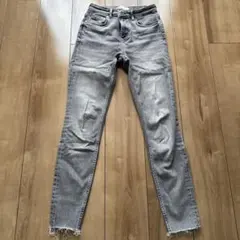 ZARA グレー スキニーデニム EU36