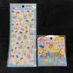 ウサハナ ぷっくりシール おはじきシールフレーク セット
