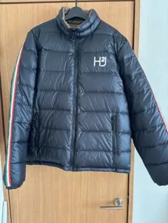 HYDROGEN ダウンジャケット ブラック ブラウン