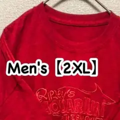 HN09【US輸入】半袖Tシャツ【メンズ2XL相当】レッド