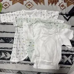 新生児 恐竜柄 コンビ肌着 5点セット