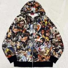 【高級感抜群】極美品 Supreme パーカー L 総柄 超入手困難 極上品