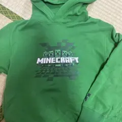 Minecraft グリーンパーカー キッズ140マイクラ