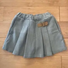 プチマイン　キュロットスカート　水色100cm
