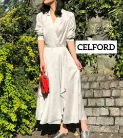 ✳️美品✳️CELFORD ドットワンピース【涼しい】【洗える】【VERY雑誌