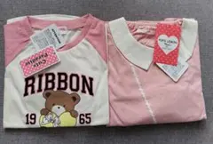 子供服　120cm 2枚セット　キッズ　女の子　長袖Tシャツ