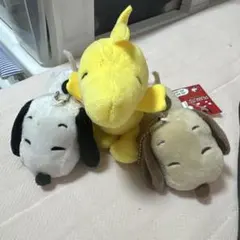 スヌーピー・ウッドストック マスコットキーホルダー