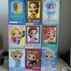 ディズニー　プリンセス　Qposket　9セット
